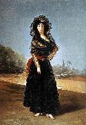 Francisco de Goya Portrait of the Duchess of Alba. Alternately known as The Black Duchess china oil painting artist